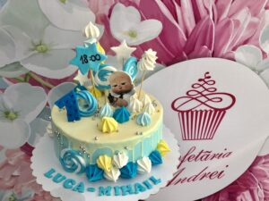 Tort "Baby BOSS" invelit in ciocolata