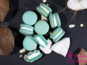 Macarons cu cocos