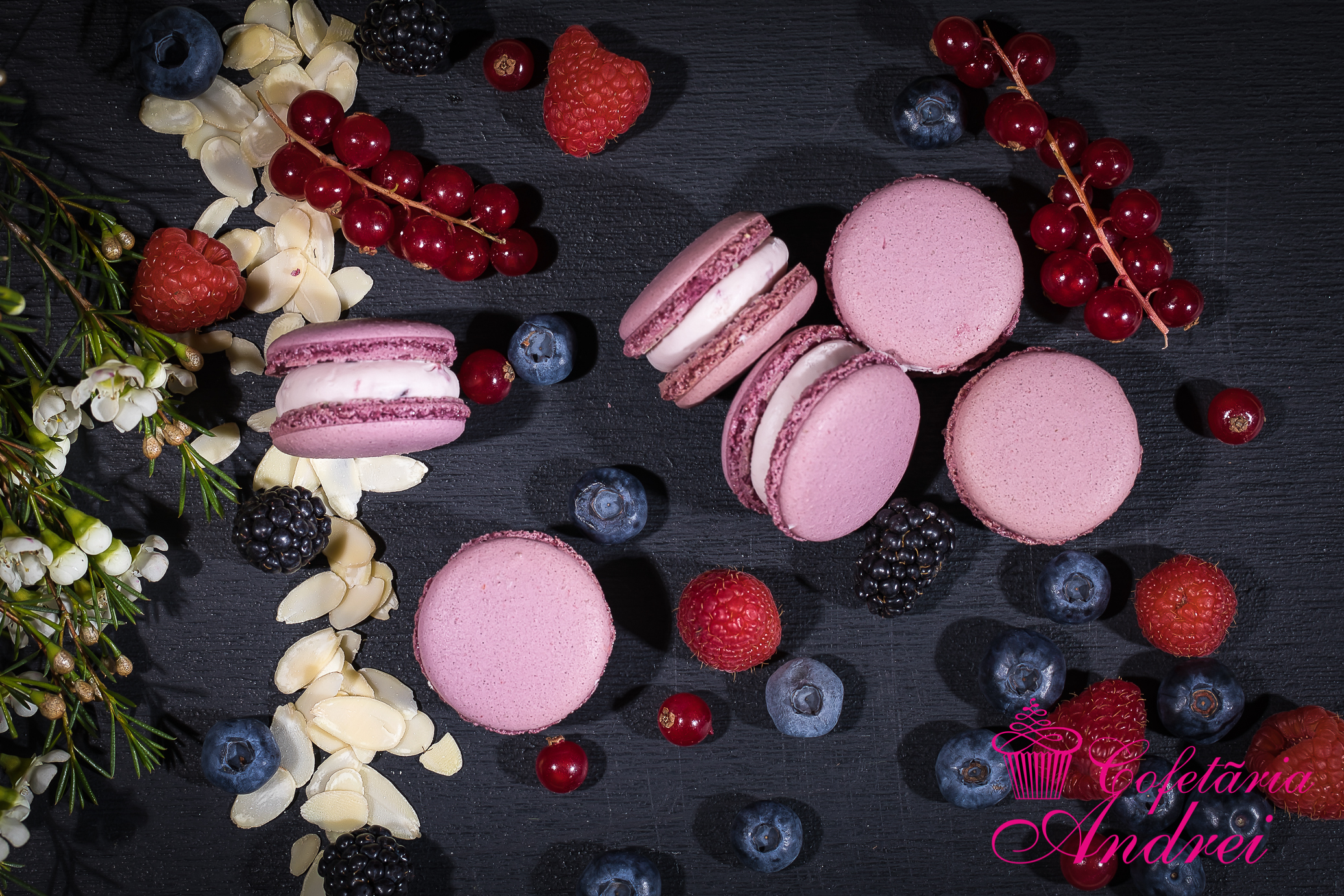 Macarons fructe de padure migdale brasov livrare domiciliu 1