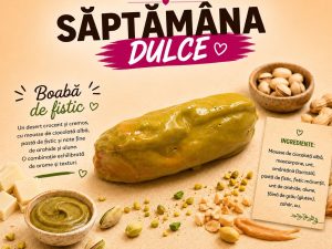 Boaba de fistic - prajitura in forma de fruct
